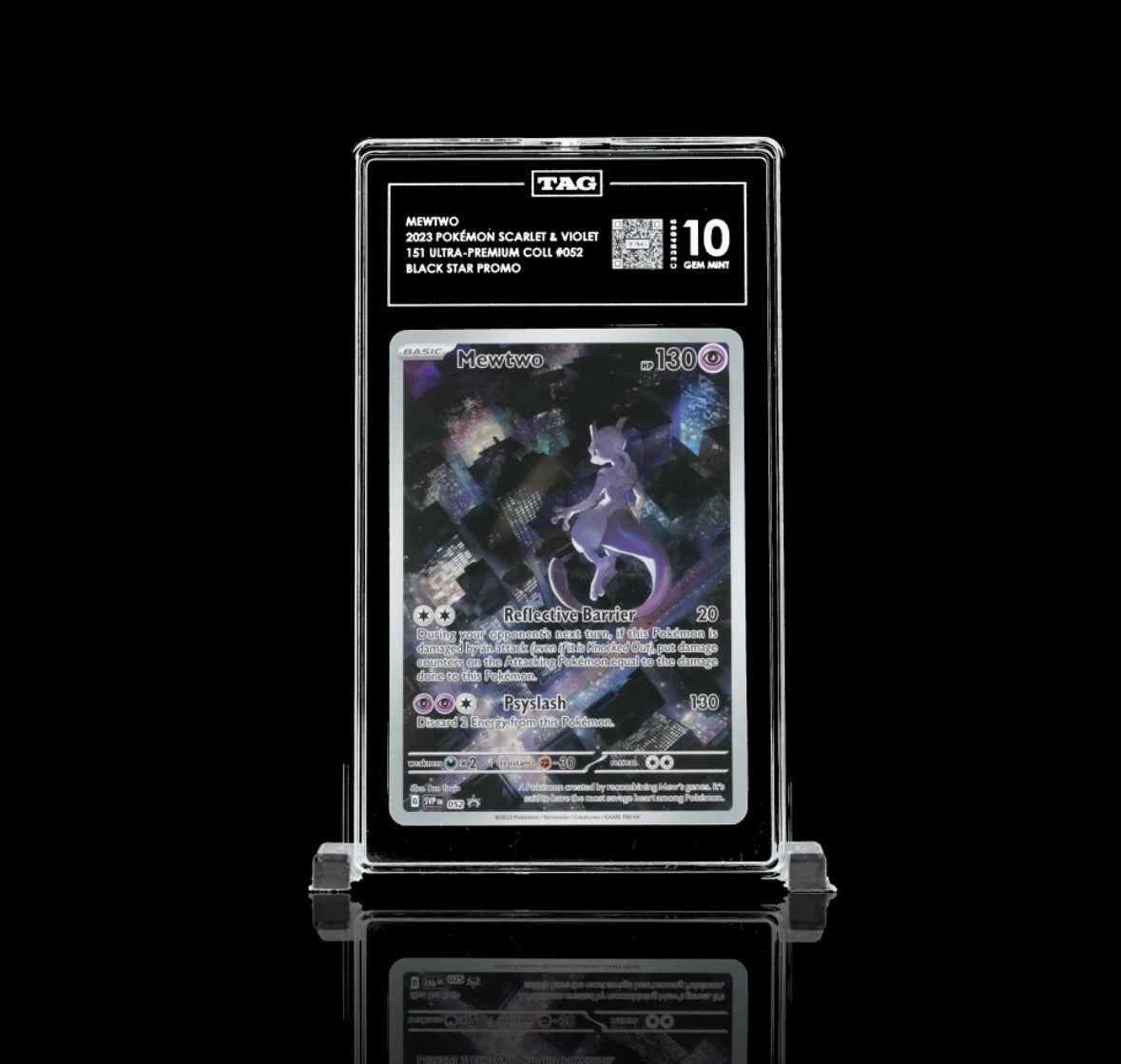 Mewtwo 052 Promo TAG Gem Mint 10