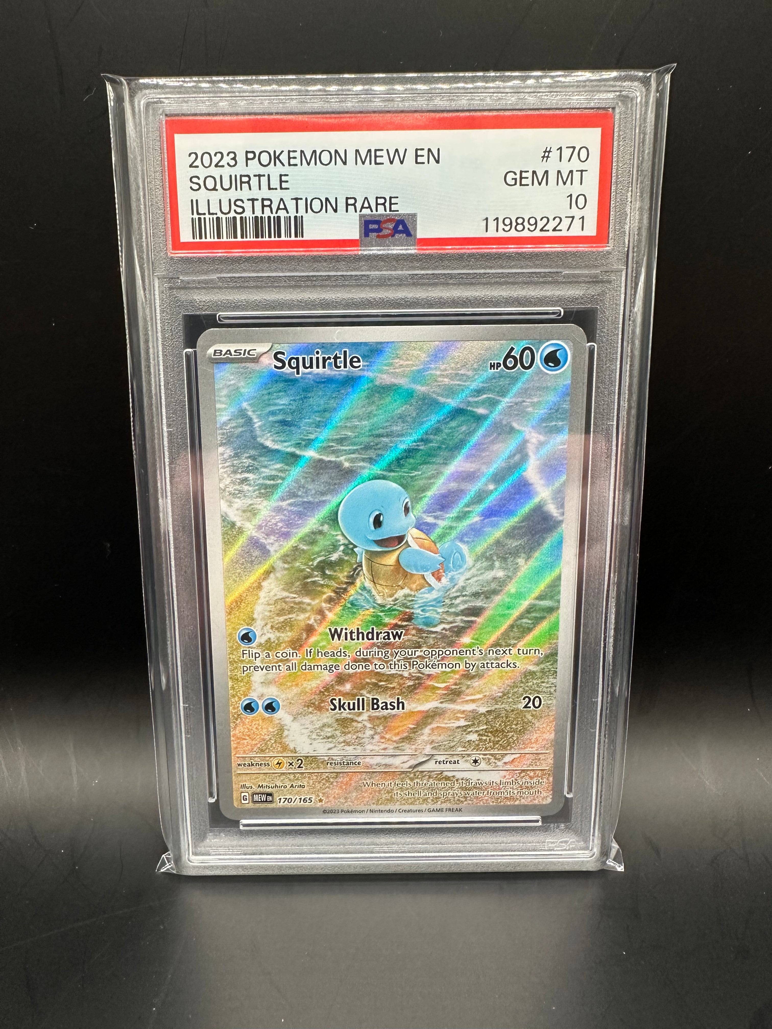 squirtle pokemon card worth Squirtle 170 (Pokemon 151) PSA 10 – Rocket Realm TCG