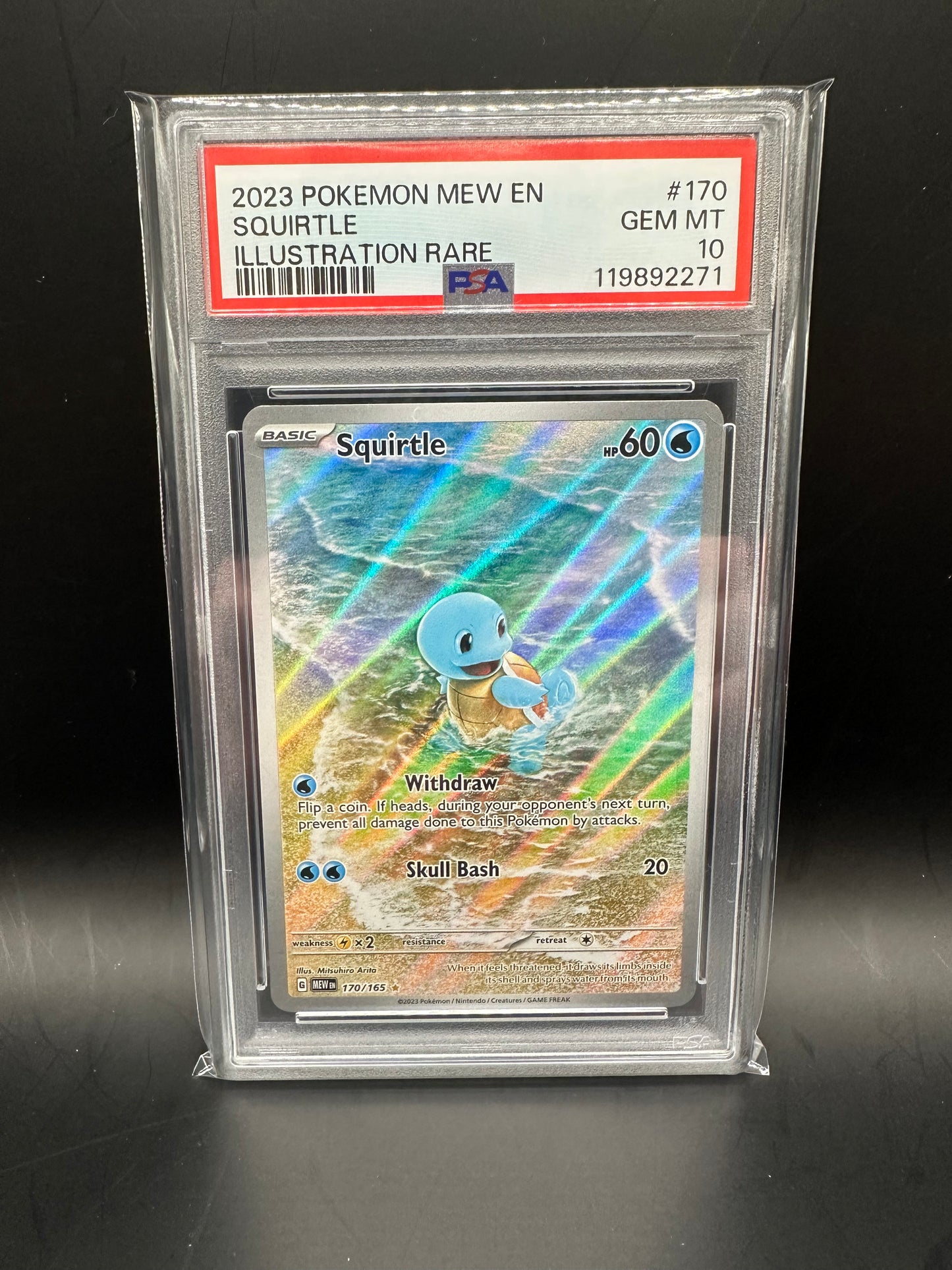 Squirtle 170 (Pokemon 151) PSA 10