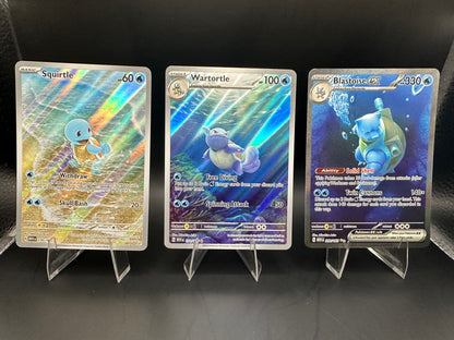Squirtle, Wartortle & Blastoise lot