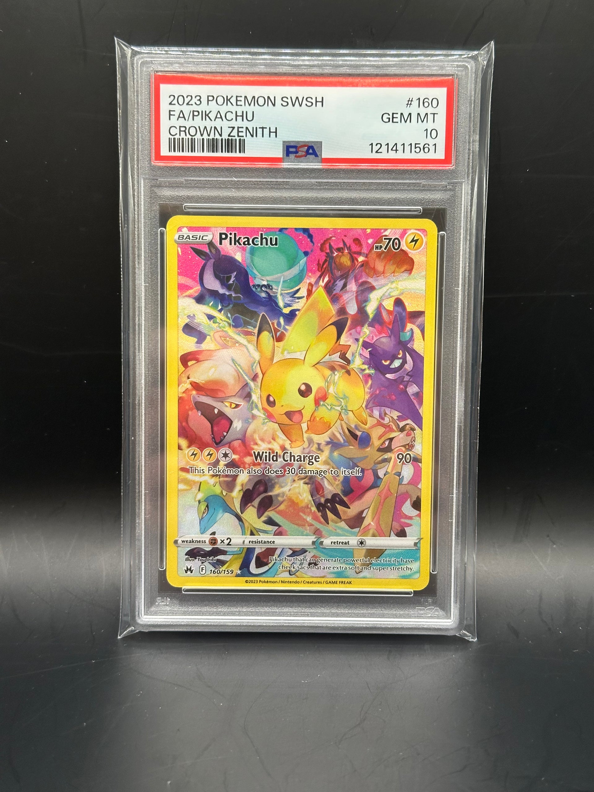 Pikachu (PSA 10 CZ 160) – Rocket Realm TCG