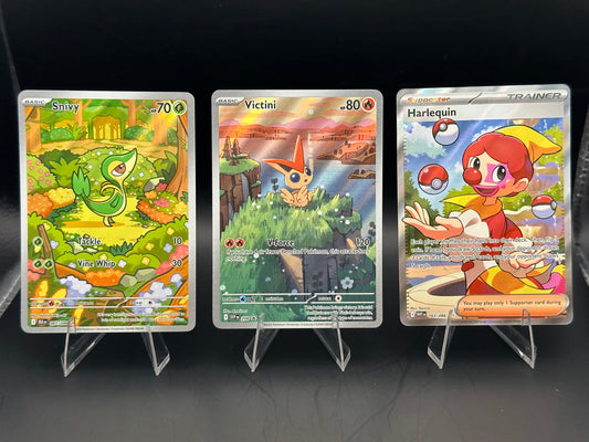 Pokémon Lot (Snivy, Victini, Harlequin)