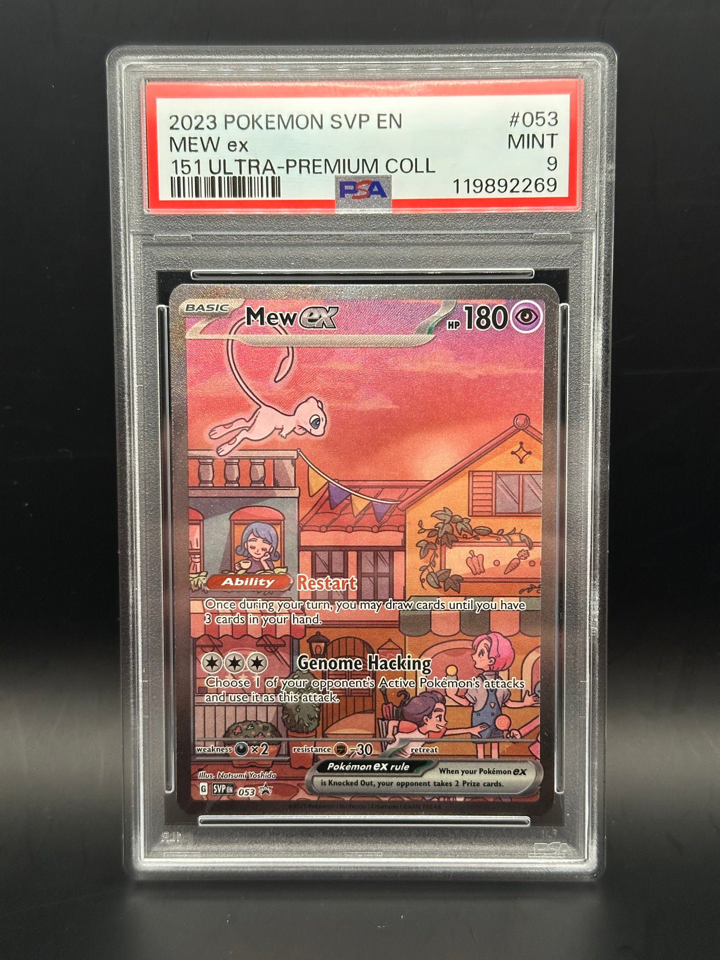 Mew ex 052 Promo PSA 9
